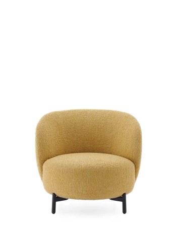 Lunam Curly Armchair Yellow