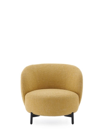 Lunam Armchair Curly Żółty