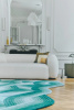 Toulemonde Bochart Flow Aqua Carpet