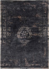 Louis de Poortere Fading World Medallion Rug Mineral Black 8263
