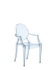 Loulou Ghost School Chair Blue