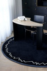 Toulemonde Bochart Baikal Noir carpet