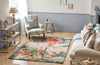 Sanderson Dahlia Rosehip Teal Carpet 050608