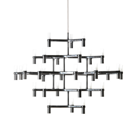 Lampa Wisząca Nemo Crown Major Czarny Platerowany