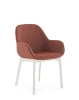 Clap Tissue Shirley Armchair Rust White