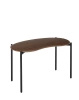 Lunat 119x59 cm Desk Black Walnut