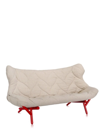 Foliage Trevira Sofa Red Beige