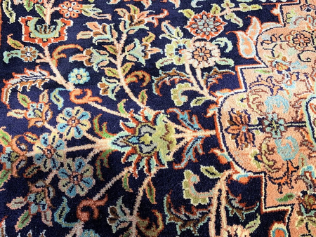 Kashmir Silk Heritage Carpet 127 x 181