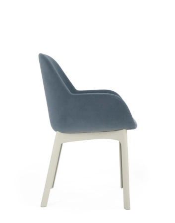 Clap Aquaclean Armchair White Blue