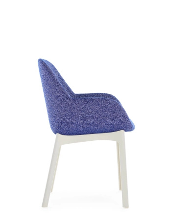Clap Tissue Shirley Armchair White Blue
