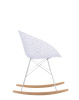 Smatrik Dondolo Chair Transparent Chrome Plated