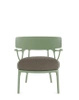 A.I. Lounge Bouclé Chair Green Gray