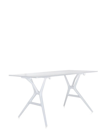 Spoon Table 160x80 cm White Table