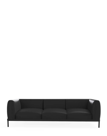 Asia Leather Brown Armchair