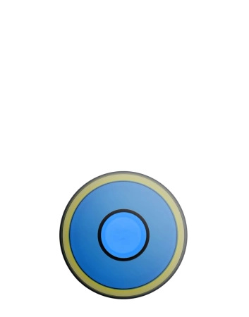 Shibuya Vase Gray Yellow Blue