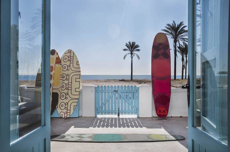 Dywan Gan Hand Tufted Surf Race Índico Blue