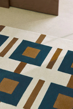 Toulemonde Bochart Elena Bleu vert carpet