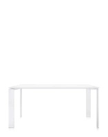 Four Outdoor 158x79 cm Table White
