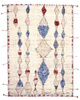 Reza's Tribe Ivory Blue rug