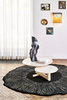 Toulemonde Bochart Eye Flower Noir Carpet