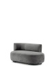 K-Waiting Dormeuse Chenille Lounger Gray