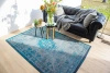 Dywan Louis de Poortere Fading World Medallion Grey Turquoise 8255