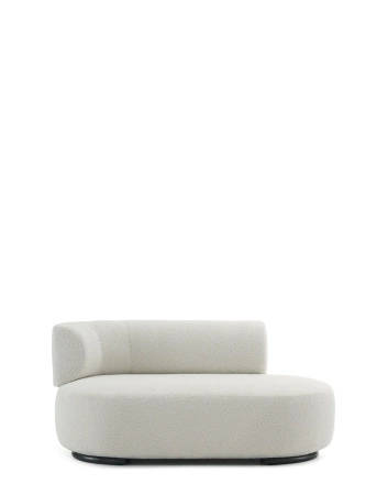 K-Waiting Dormeuse Bouclé Lounger White
