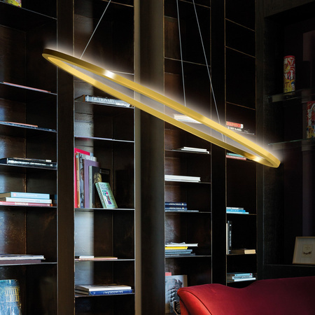 Nemo Ellisse Minor Uplight Pendant Lamp 2700 K Gold Plated