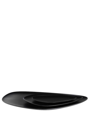Namaste' Set of Plates Black