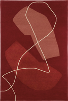 Toulemonde Bochart Duo Rouge carpet