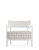  Cara Mat Armchair White Beige