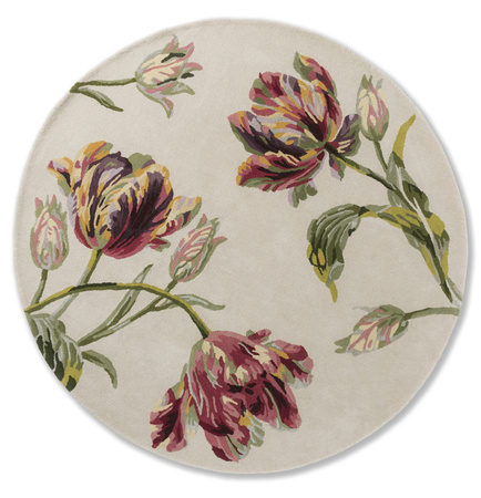 Laura Ashley Gosford Cranberry ROUND Carpet 081300