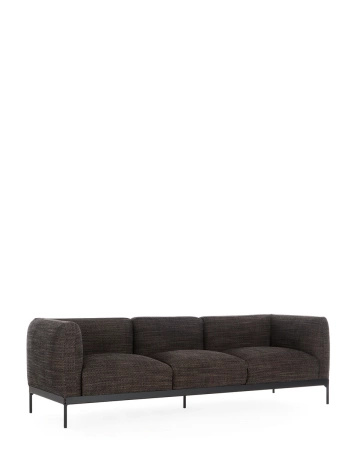 Asia Sofa Three-Seater (Cotone Structure) Ciemnoszary