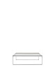  Trays 80 cm x 80 cm Table White