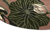 Wedgwood Waterlily Round Dusty Rose rug 038602