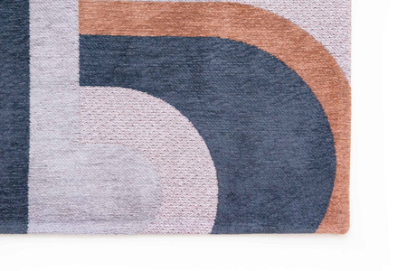 Louis de Poortere Module Carpet Camel Blue 9196