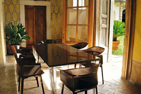 Top Square Outdoor Table White