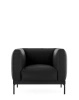 Asia Leather Fotel Czarny Skórzany