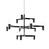 Lampa Wisząca Nemo Crown Minor Czarny Platerowany