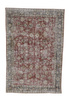 Vintage Iranian Wool Rug Unique 12311 198 x 295