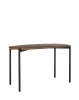 Lunat 119x59 cm Desk Black Walnut