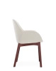 Clap Tissue Shirley Armchair Burgundy White