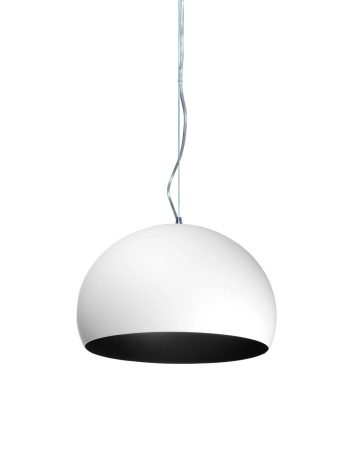 Small Fl/y Mat Pendant Lamp White