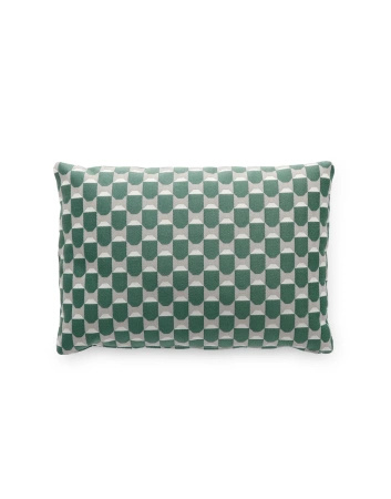 Cushion Outdoor Liberty Obi Check 48x32 cm Pillow Green