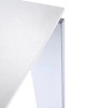  Four Rectangular 190x79 cm Stół Aluminiowy Biały