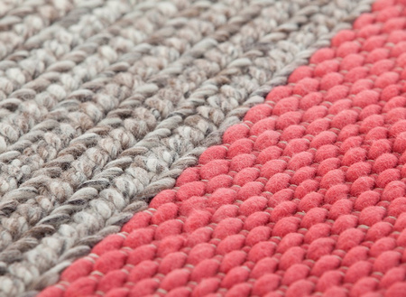 Gan Mangas Space Plait Cushion Coral