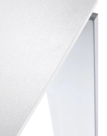  Four Rectangular 223x79 cm Stół Aluminiowy Biały