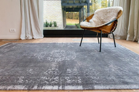 Louis de Poortere Fading World Medallion Stone rug 9148