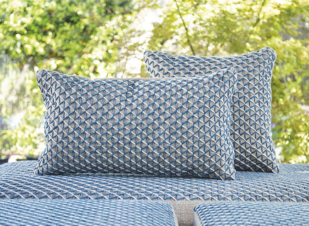 Gan Raw Blue Pillow