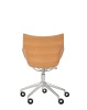 Q/Wood Basic Veneer Chair With Wheels Light Wood Chrome FSC™